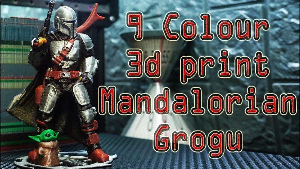 Mandalorian MultiColour for MMU Smuff Mosaic Palette 3d model