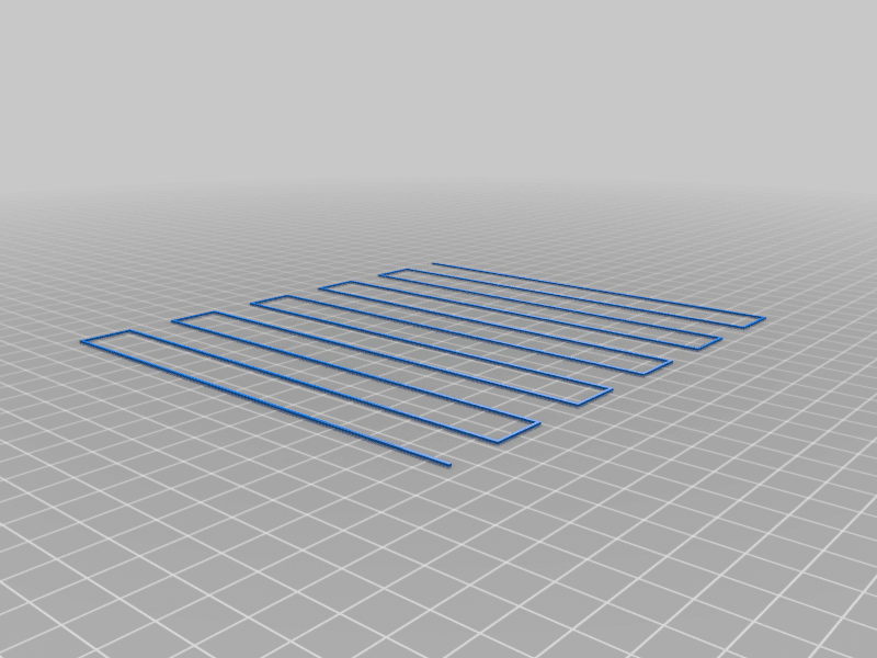 Bed Level Stripes Test 3d model