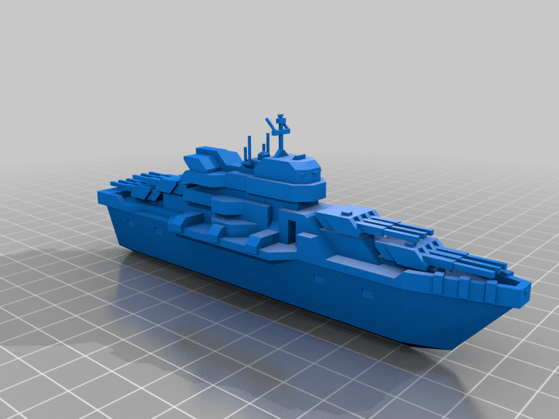 	P.A.T Battleship 3d model