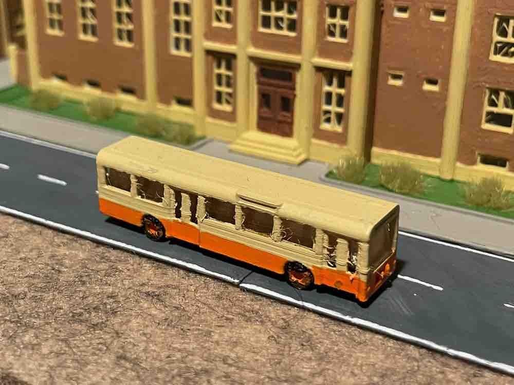 Urban bus 1 (z-scale) 3d model