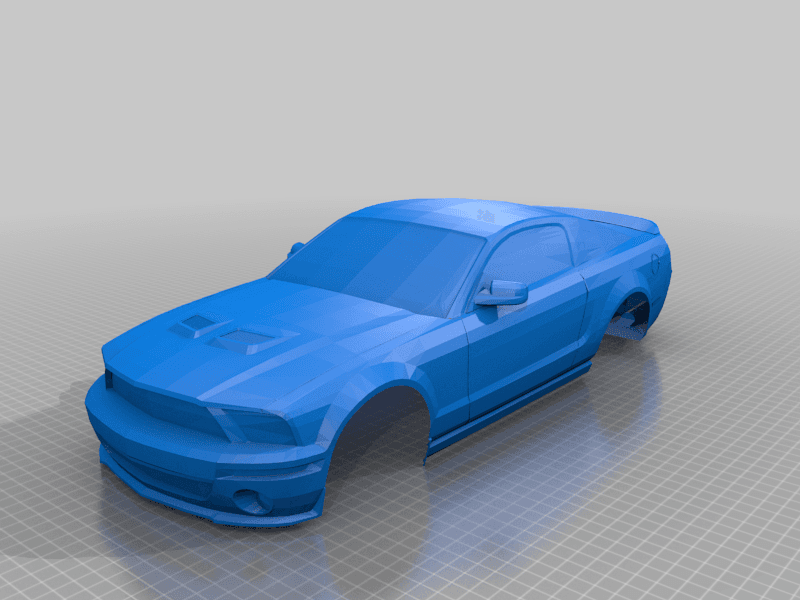 Mustang GT RC Car Body 1/10 Scale  3d model