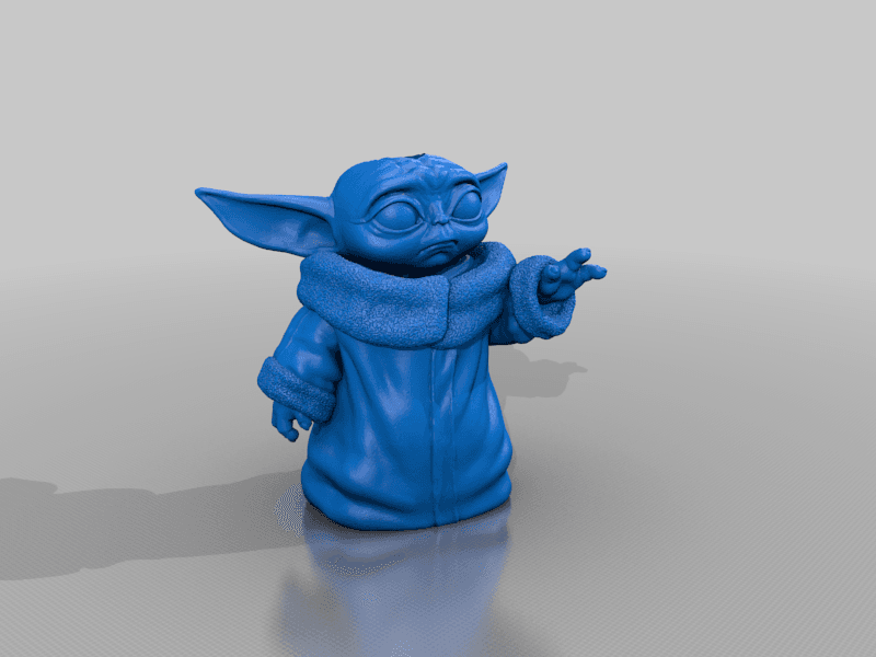 Baby Yoda Bic Buddy (Grogu) 3d model