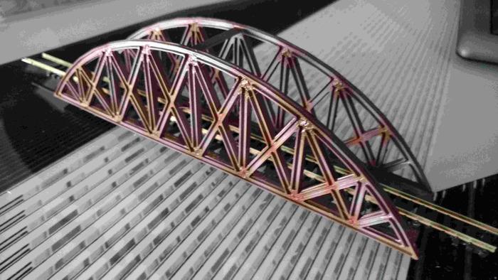 Bridge train n scale 3d model