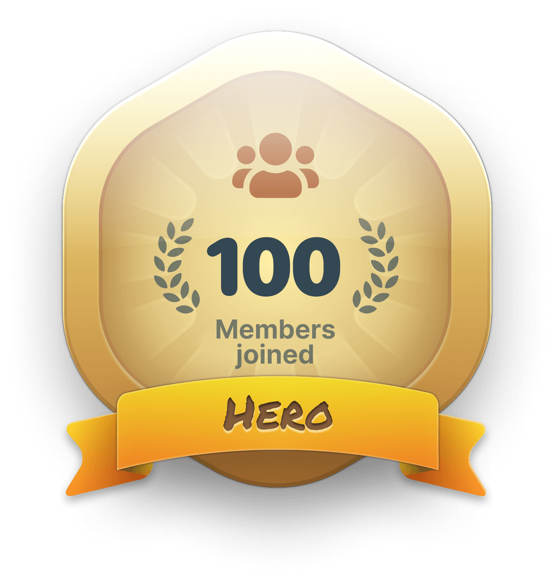 100 Members joined