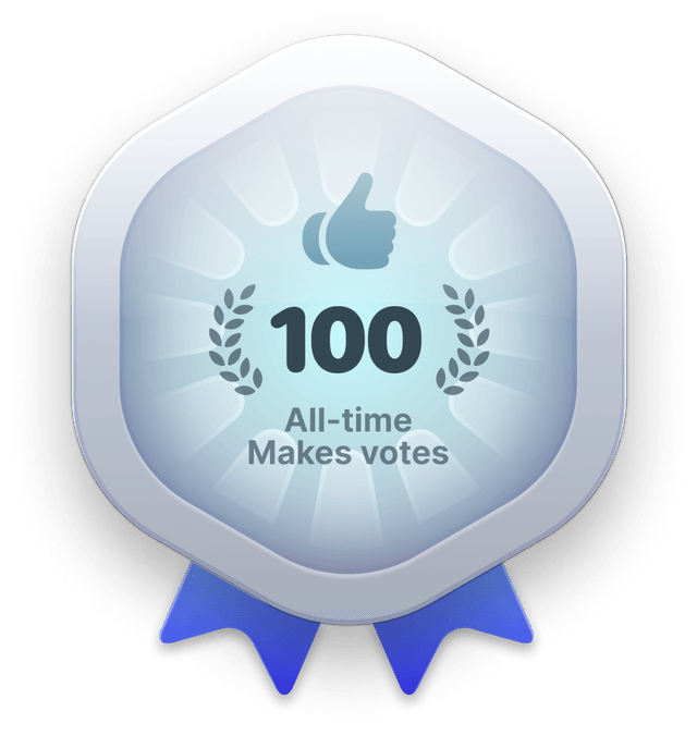 100 All-time make votes