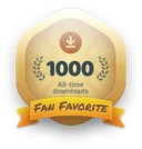 1000 All-time downloads badge