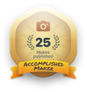 25 Makes published badge