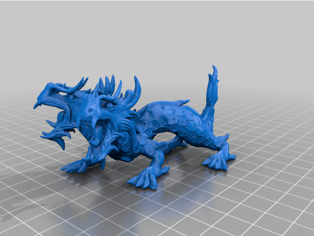 Dragon mad 3d model