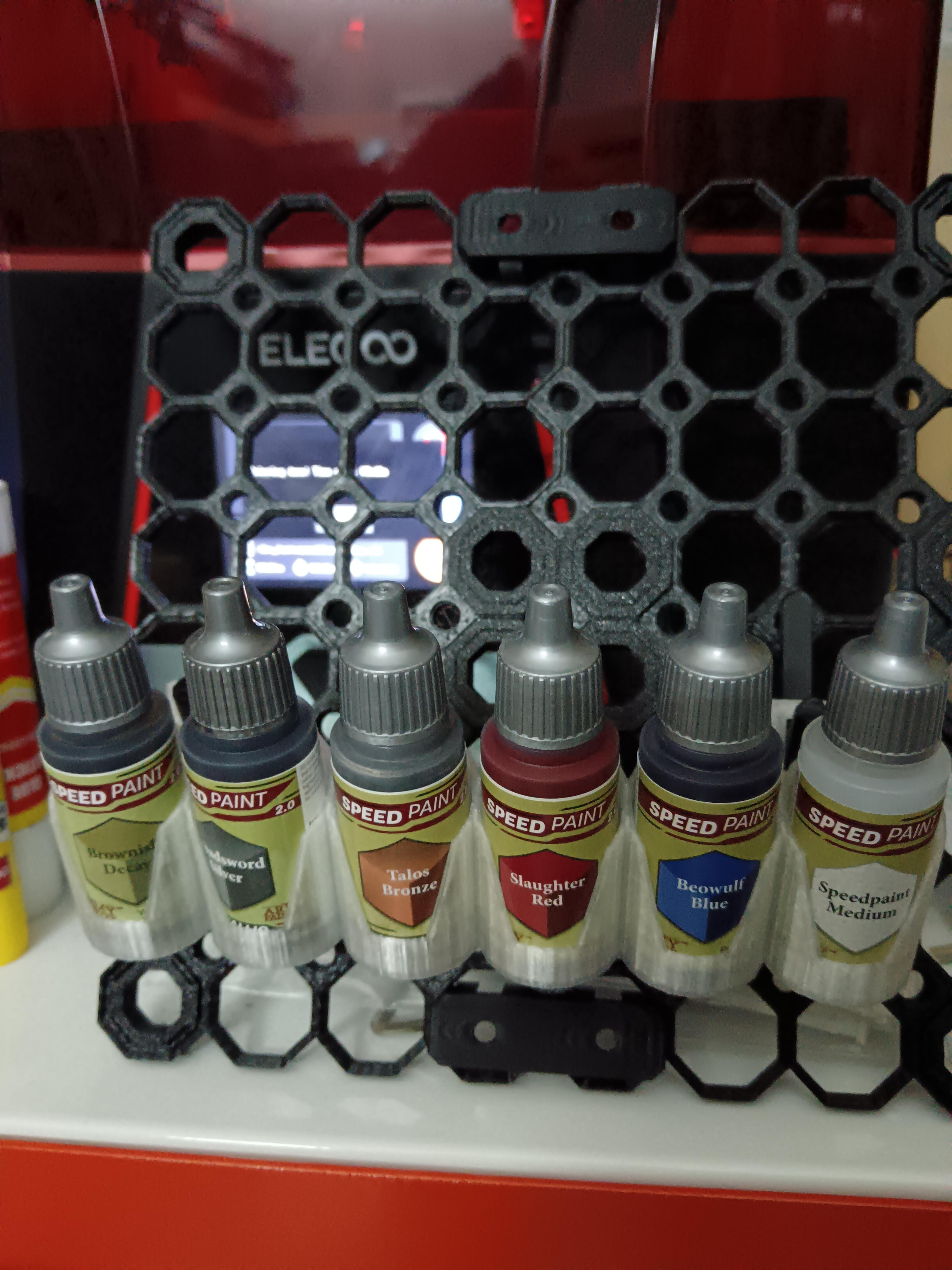 Army Painter/Vallejo Paint Bottle Rack Multiboard 3d model