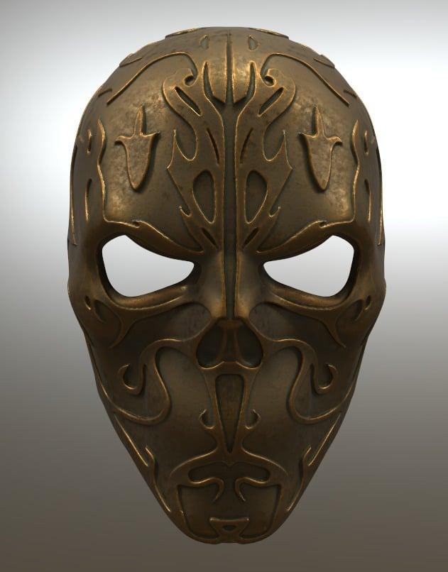 Cursed Skull Mask 3d model