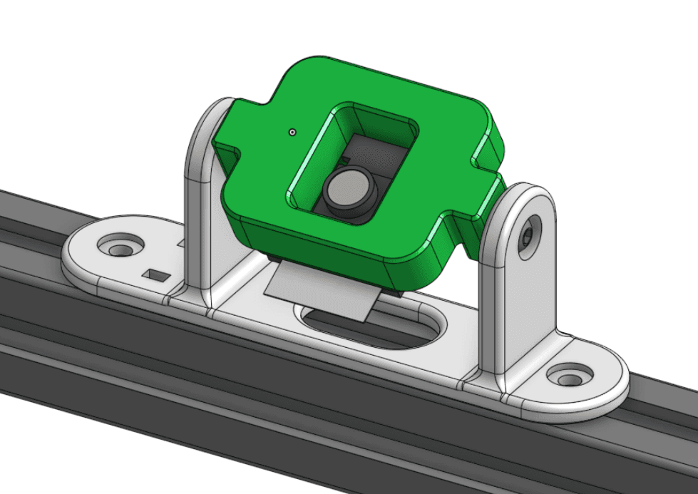 Raspberry Pi Camera Mount to 1515 and 2020 Extrusion 3d model