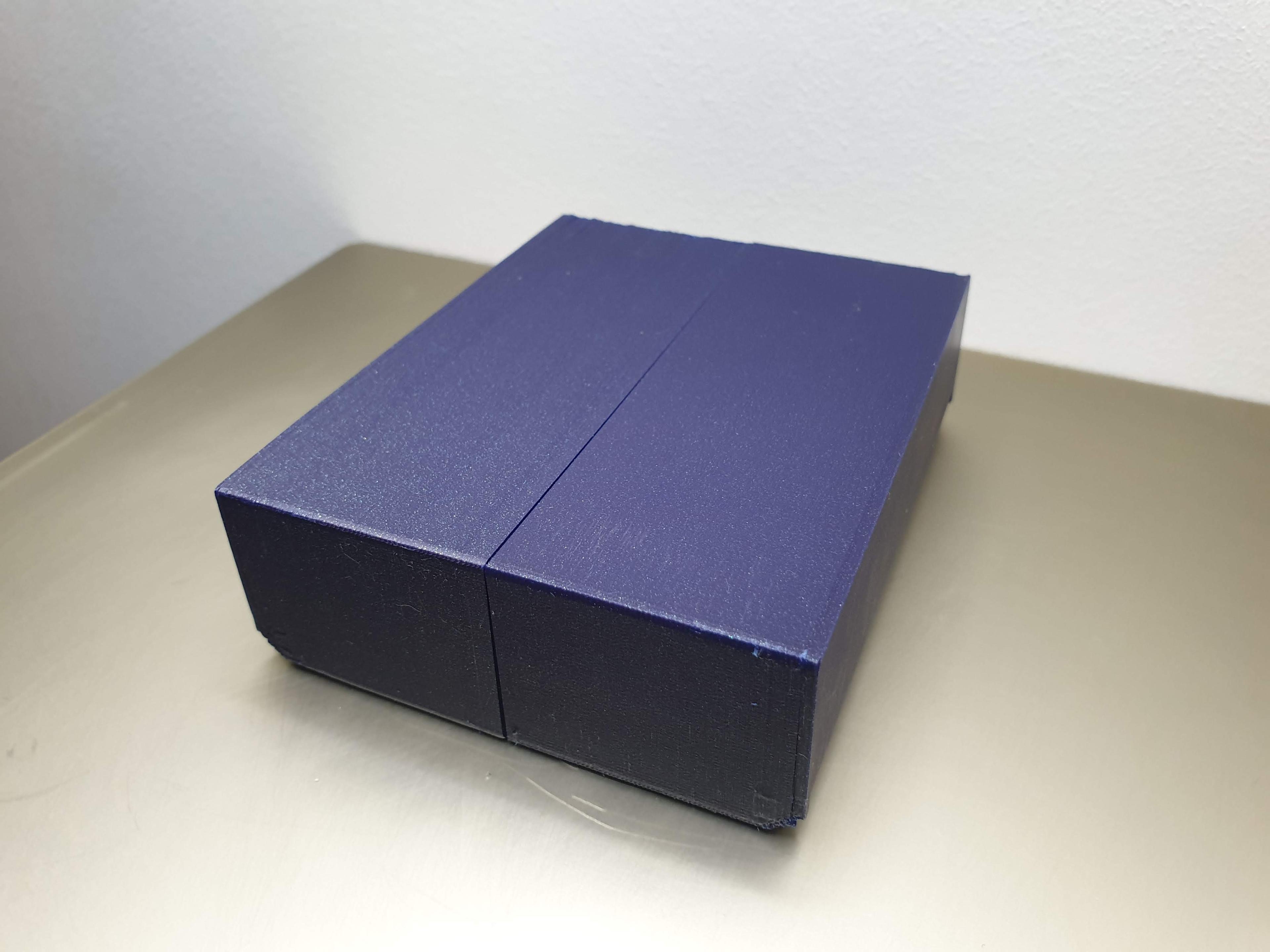 Print-in-Place Split Box 80x100x30mm 3d model