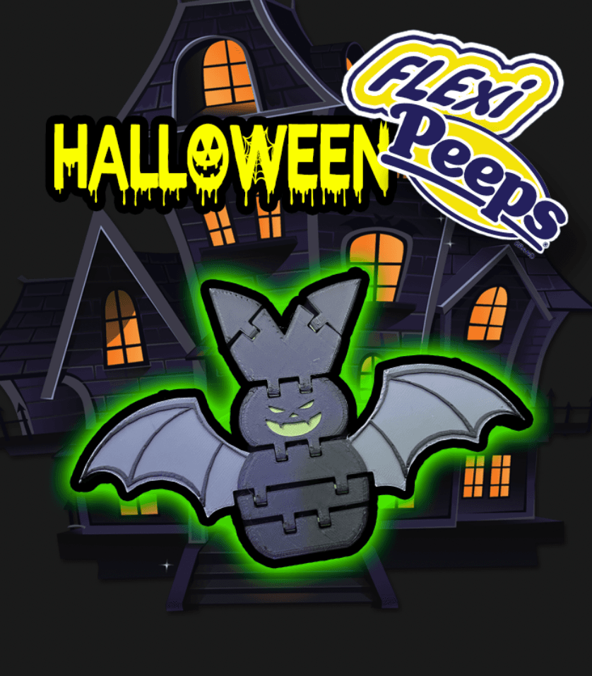 Halloween Peep Bat 3d model