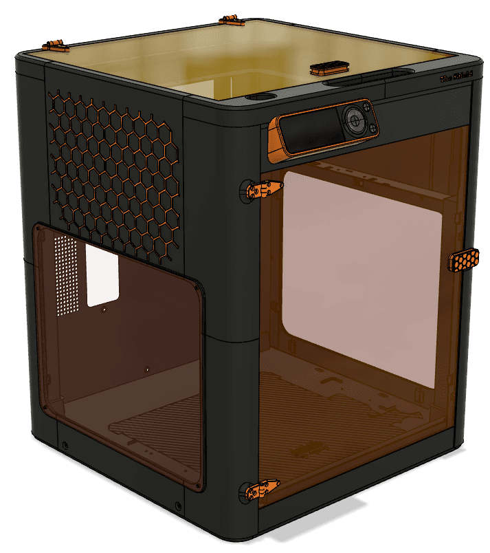 The Shield enclosure for Bambu lab P1P  #ThangsBambuContest 3d model