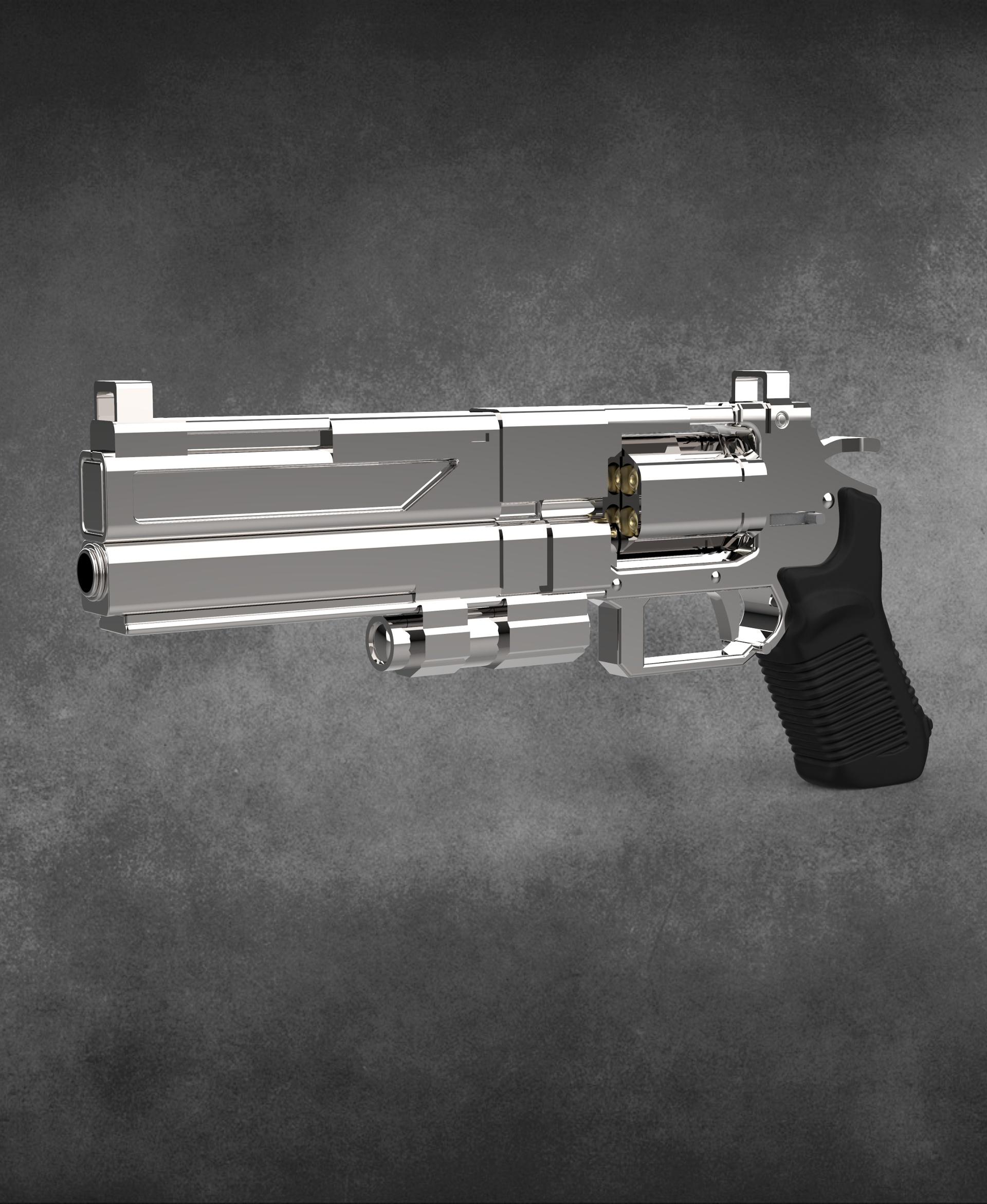 Helldivers 2 - P-4 P4 High Quality Senator Pistol 3D Print Model 3d model