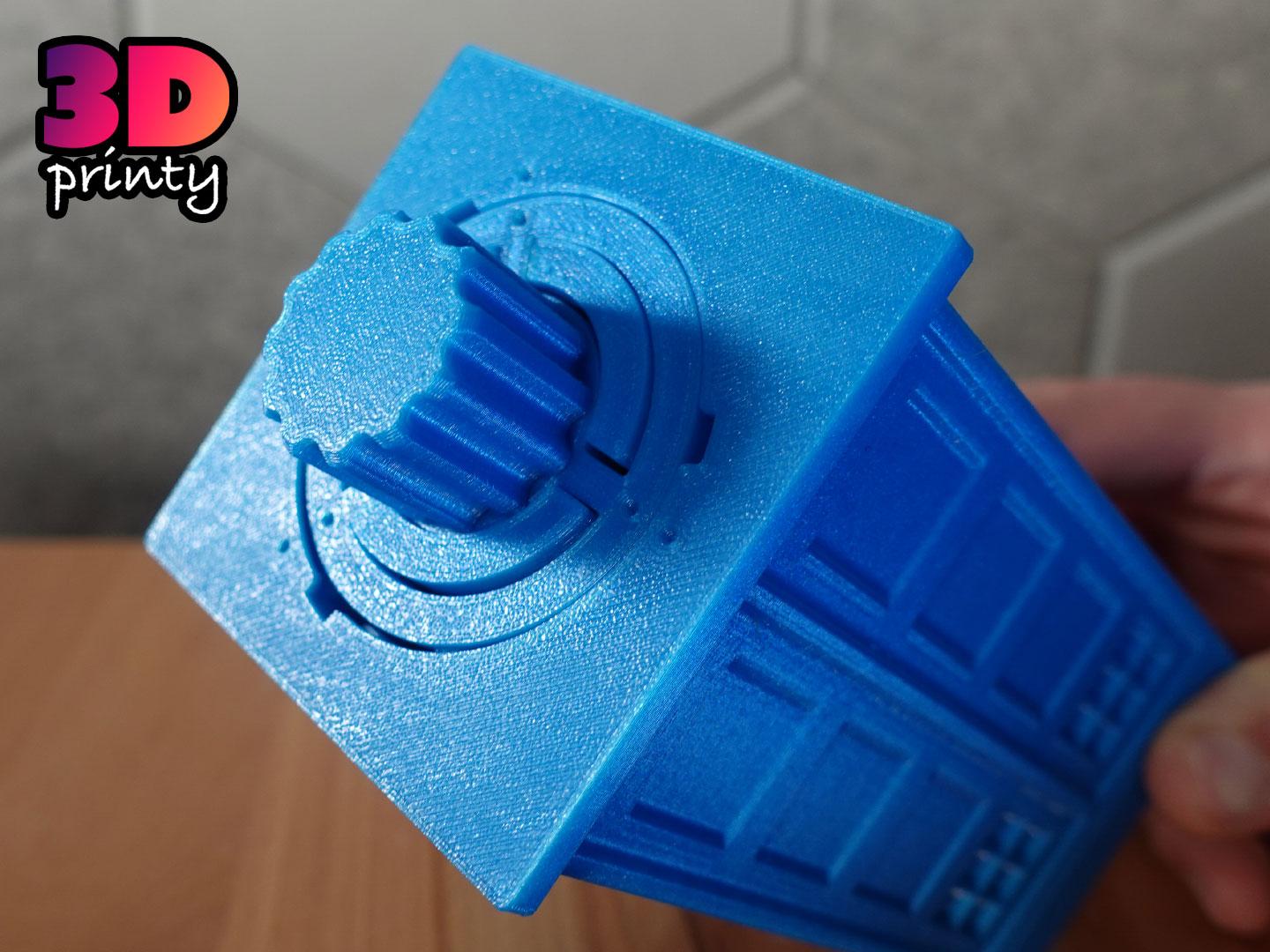 Print-in-Place Twisty Puzzle - TARDIS 3d model