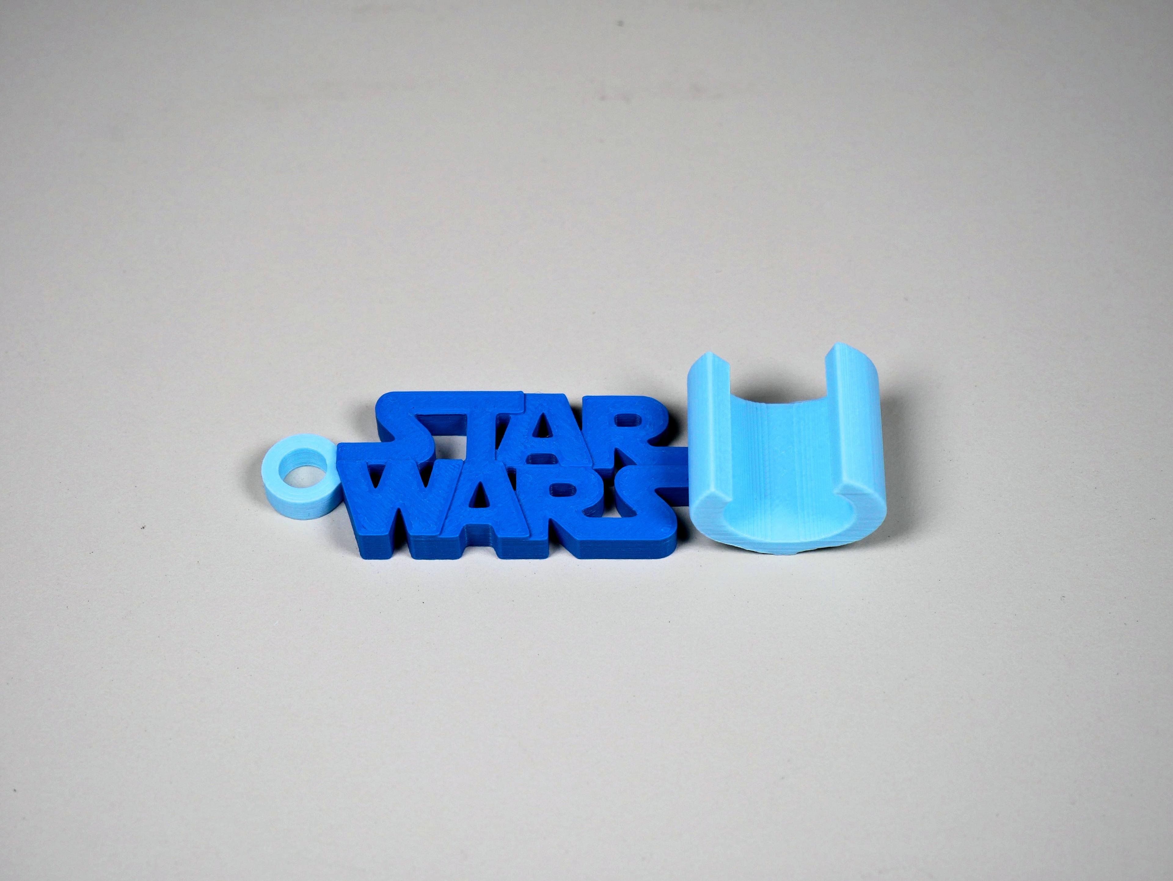 Star Wars keychain phone stand 3d model