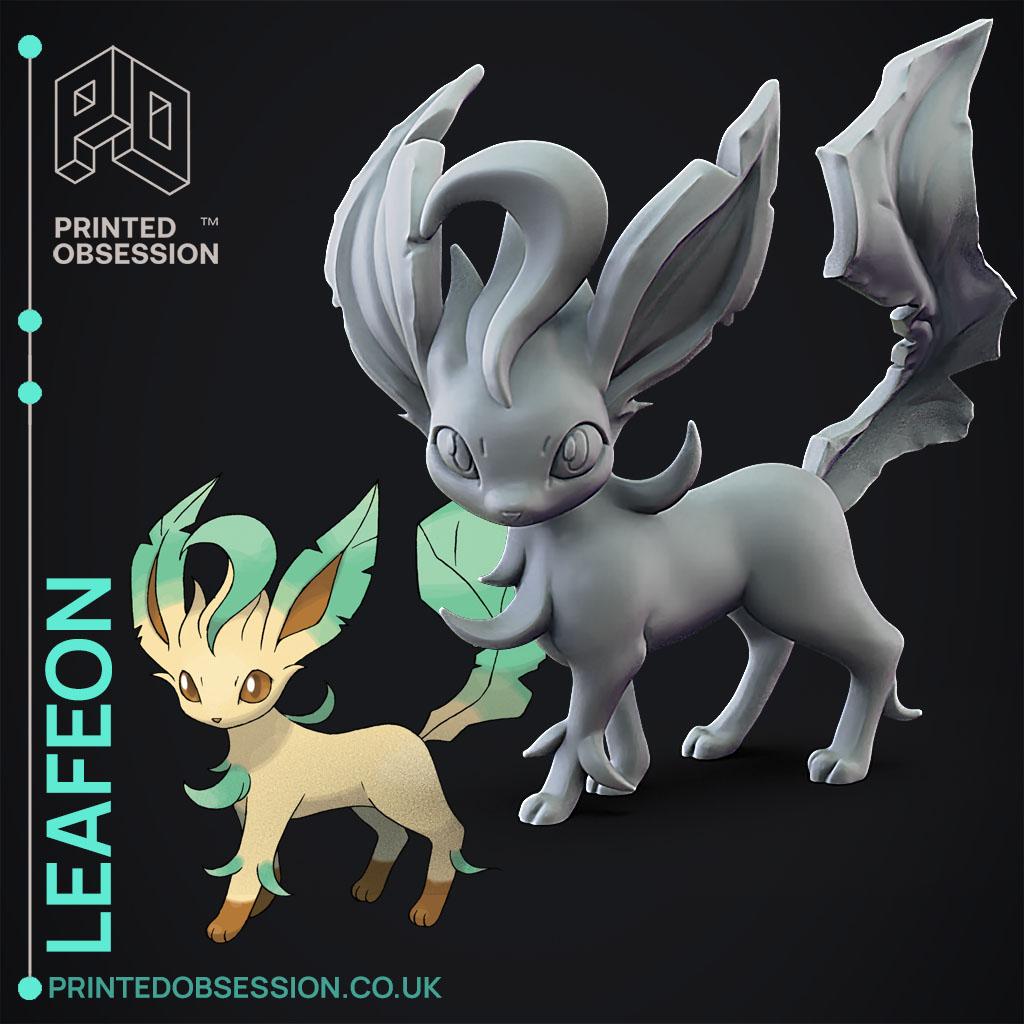 Leafeon - Pokemon - Fan Art 3d model