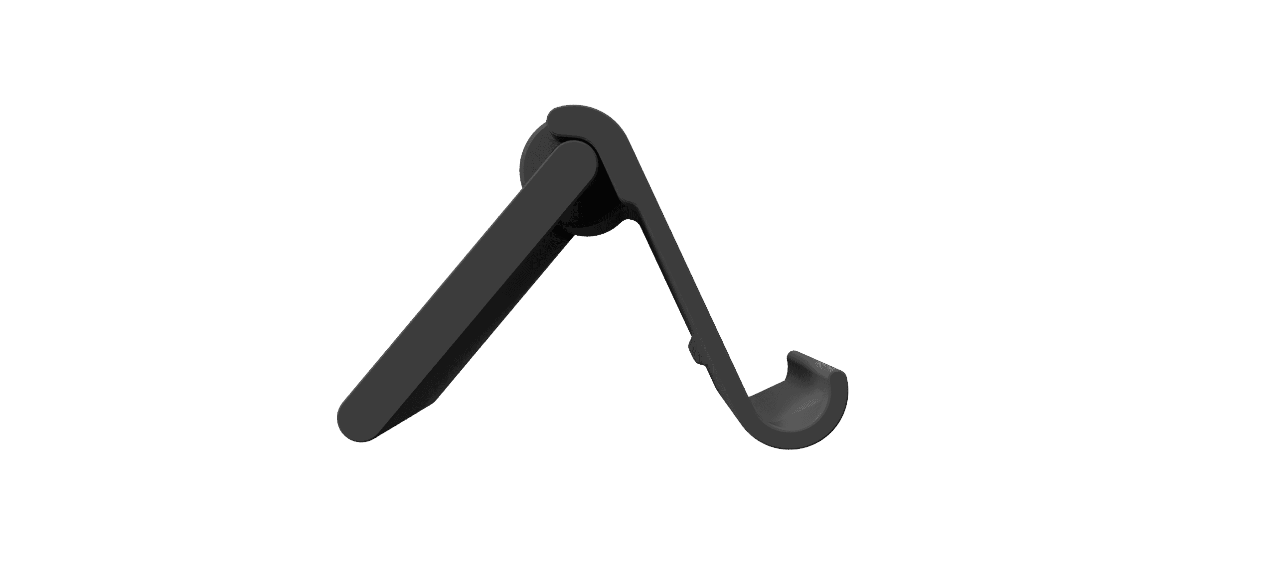 Phone Stand Print-In-Place (v3) 3d model