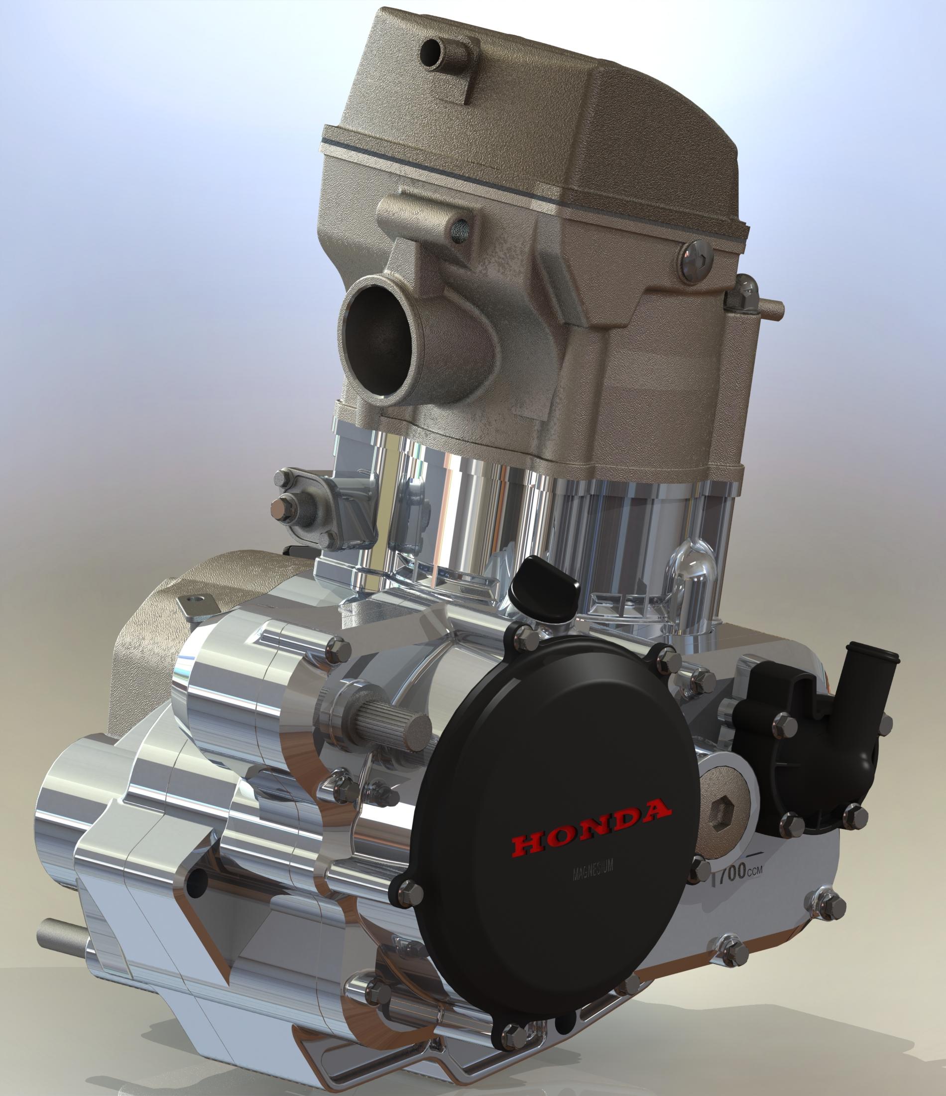Honda Engine (Motor Honda) 3d model