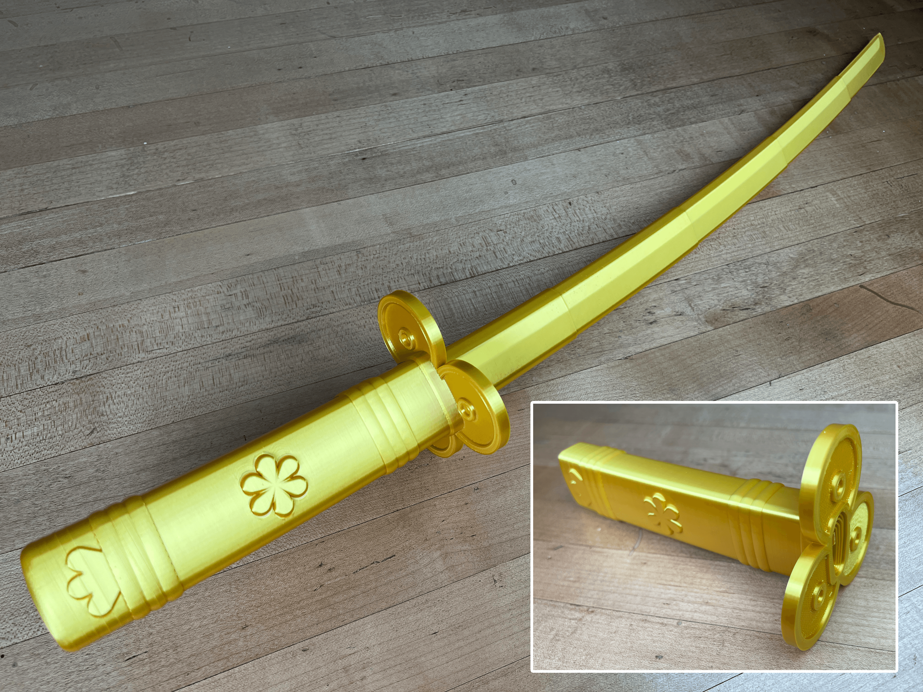 Enma Print-in-Place Collapsing Sword 3d model
