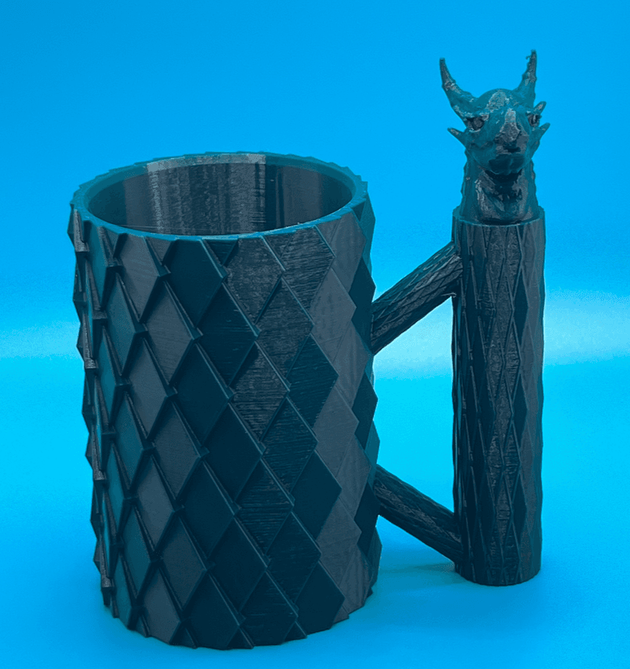 Remix of Blank Can Cup RETURNS! - Dragon! 3d model