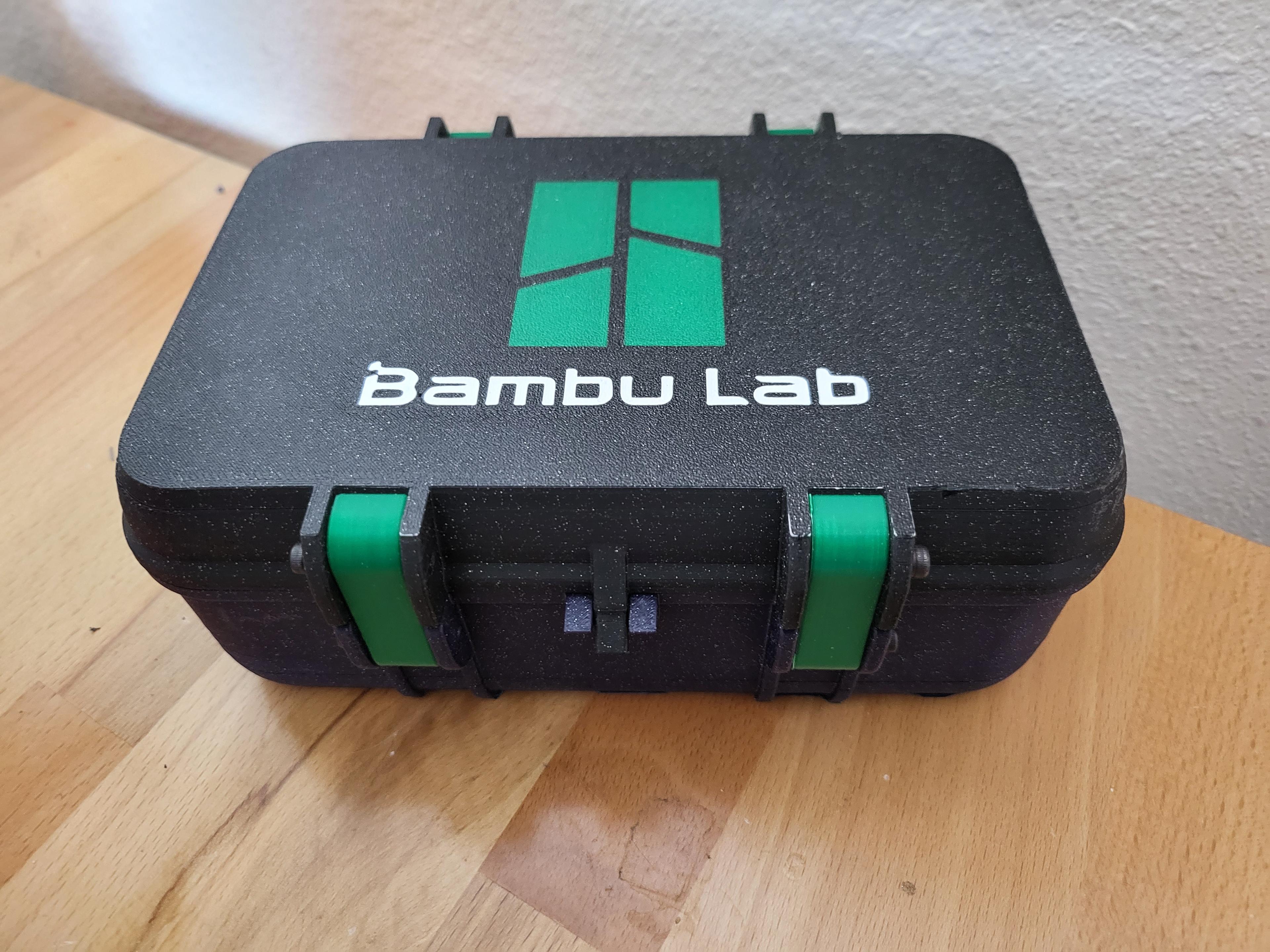 Bambu labs Tool Box AMS & Embossed versions  #ThangsBambuContest 3d model