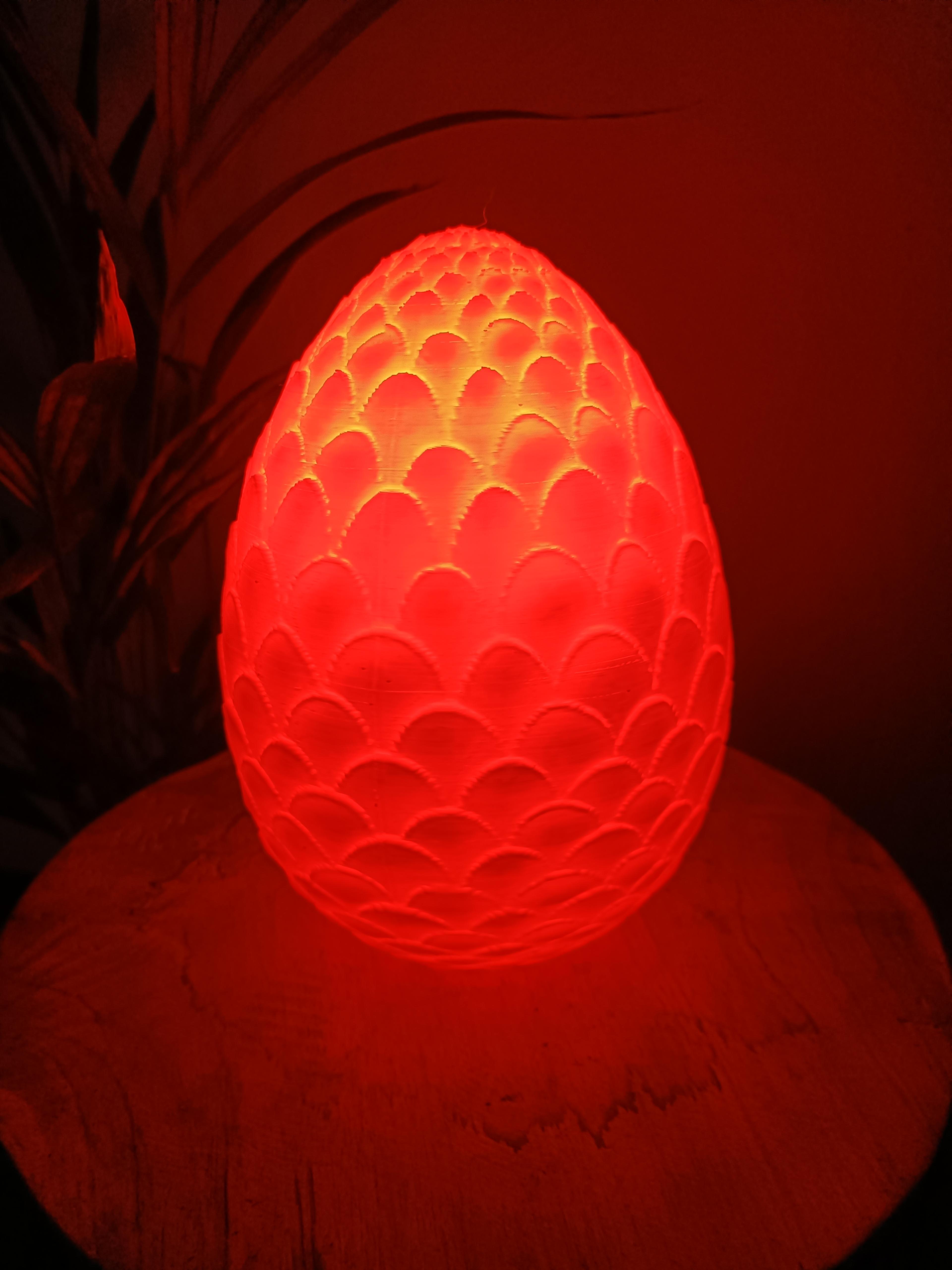 Dragon Egg Lamp 3d model