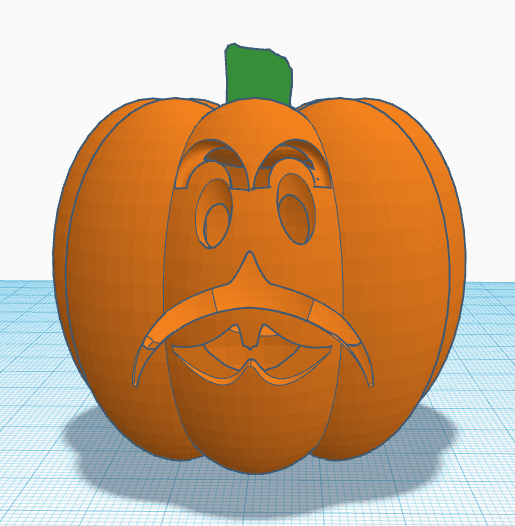 pumpkin fun .stl 3d model