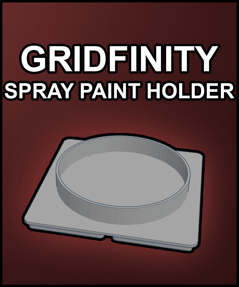 Gridfinity Spray Paint Holder 3d model