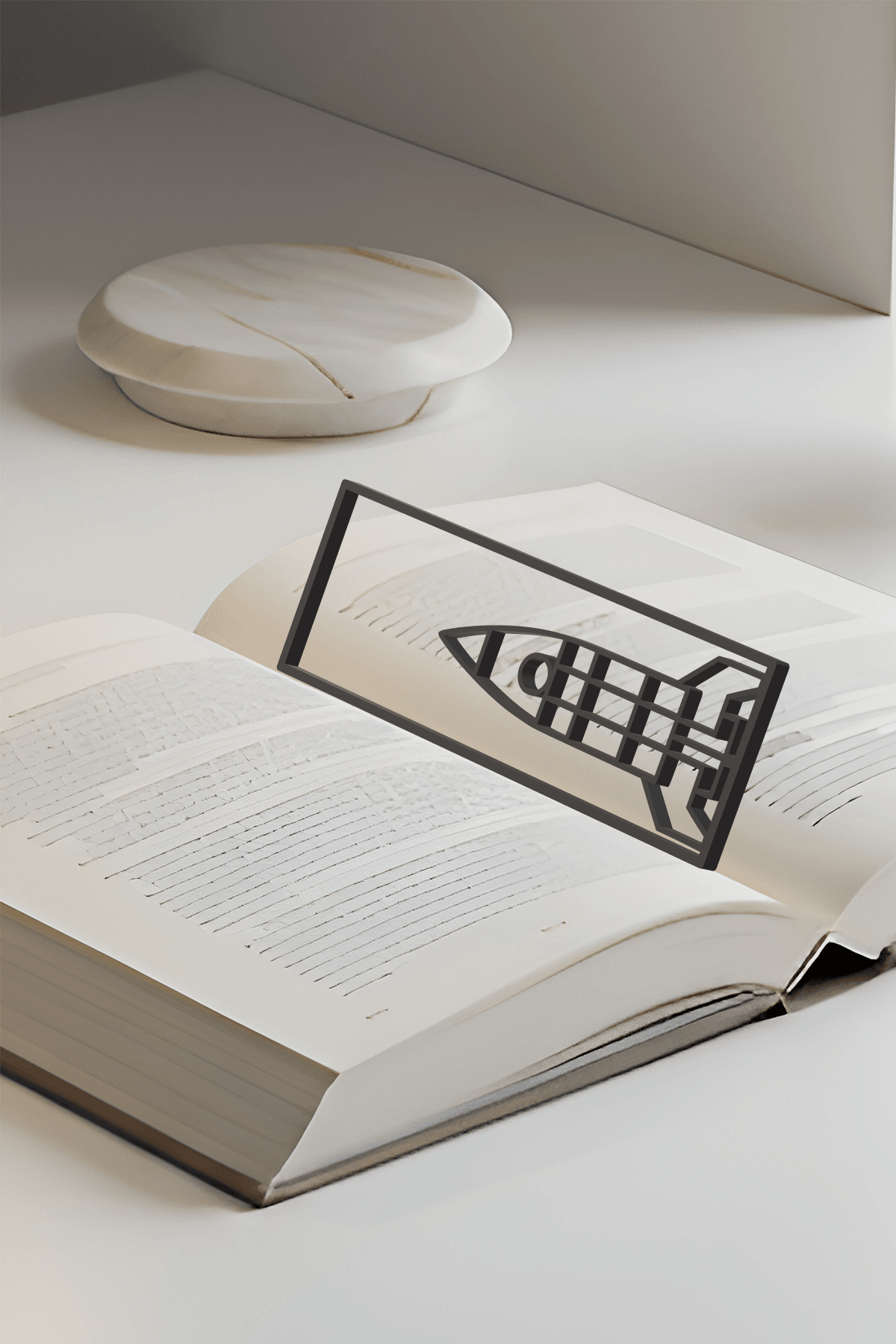 Statue Of Liberty Bookmark, Creativity Bookmark, Gift Idea 3d model