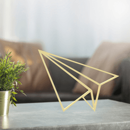 Origami Line Art, Modern, Minimalist 3d model