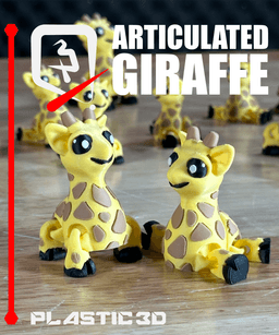 Articulated Giraffe — The Savannah Lookout 3d model