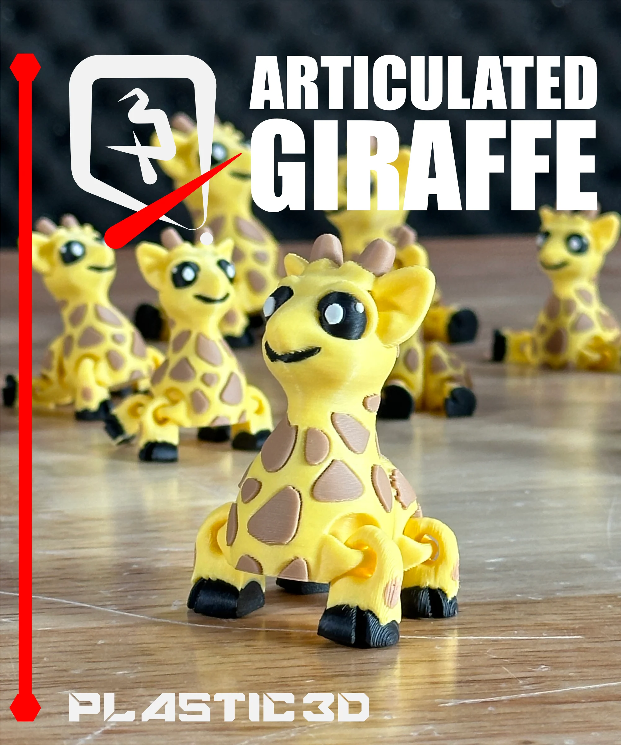 Articulated Giraffe — The Savannah Lookout 3d model