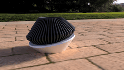 Modern Planter 001 3d model