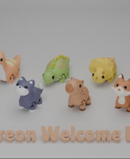 Flexi Shiba Inu Keychain (Limited Time Free) 3d model