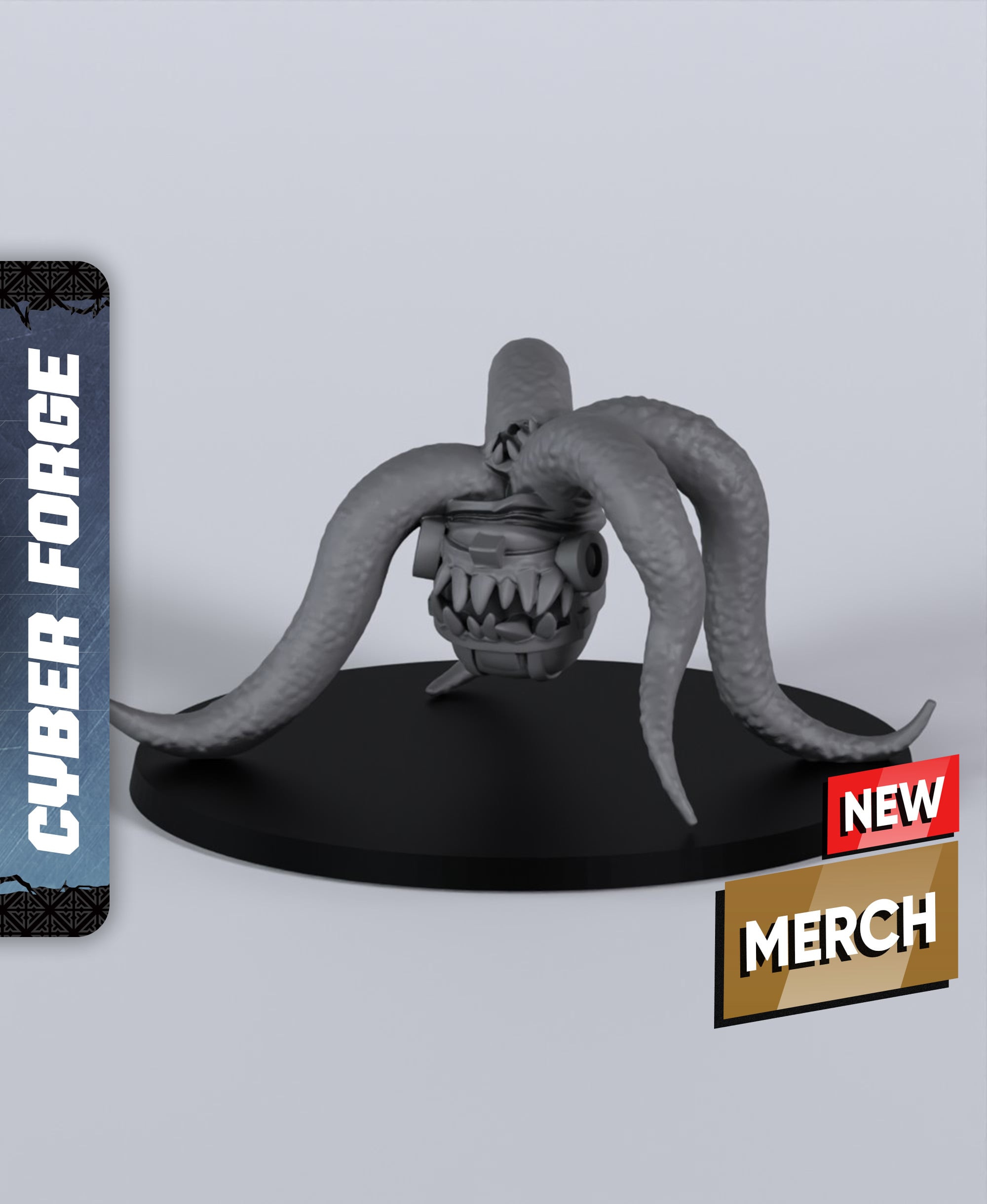 The Head Thing - With Free Cyberpunk Warhammer - 40k Sci-Fi Gift Ideas for RPG and Wargamers 3d model