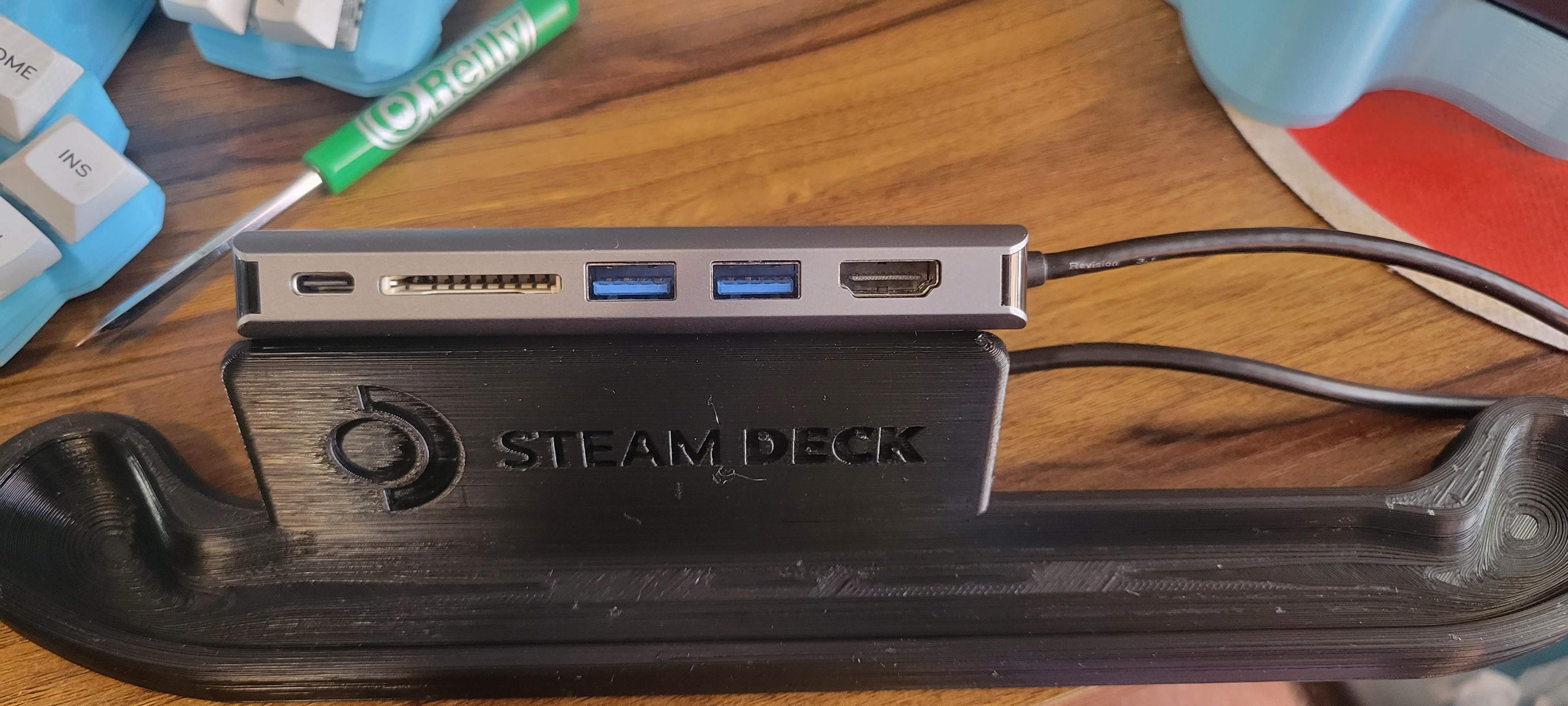 SteamDock with Port Replicator for Steam Deck Remix for StarTech or Belkin 6-in-1 3d model