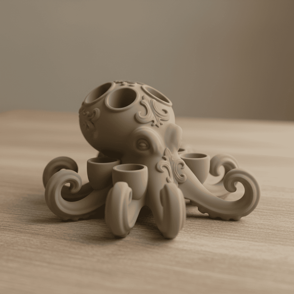 Handmade Storage Holder 3d model