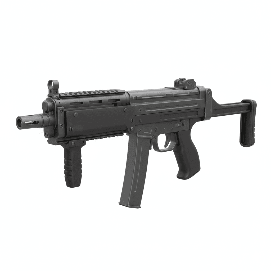 Gun Uzi Pro Modern Tactical SMG 3d model