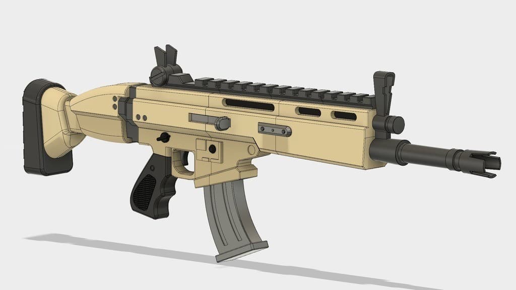 Fortnite SCAR 3d model