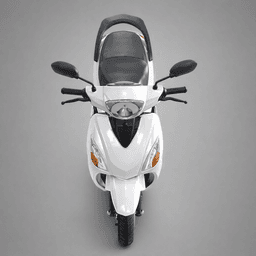 Modern White Electric Scooter 3d model