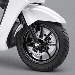 Modern White Electric Scooter 3d model