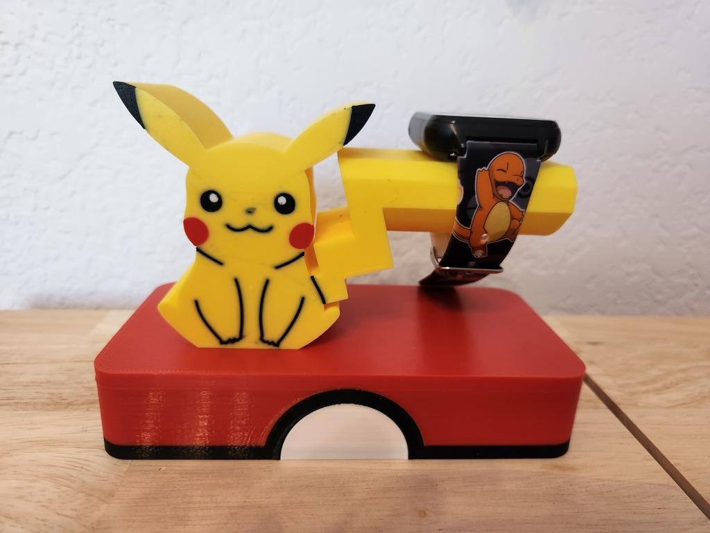 Pikachu Watch Stand for Pokemon Watch 3d model