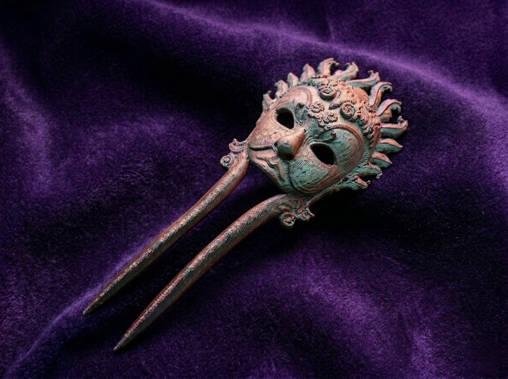 Mask_Hairpin_Collection_of_Eight 3d model