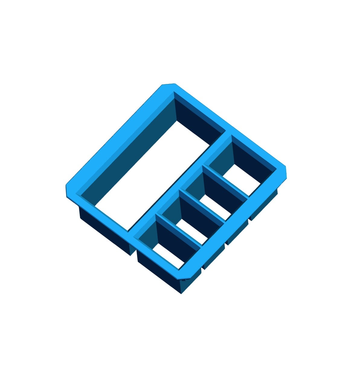 2x2 - Multimeter - Multibin Top.stl 3d model