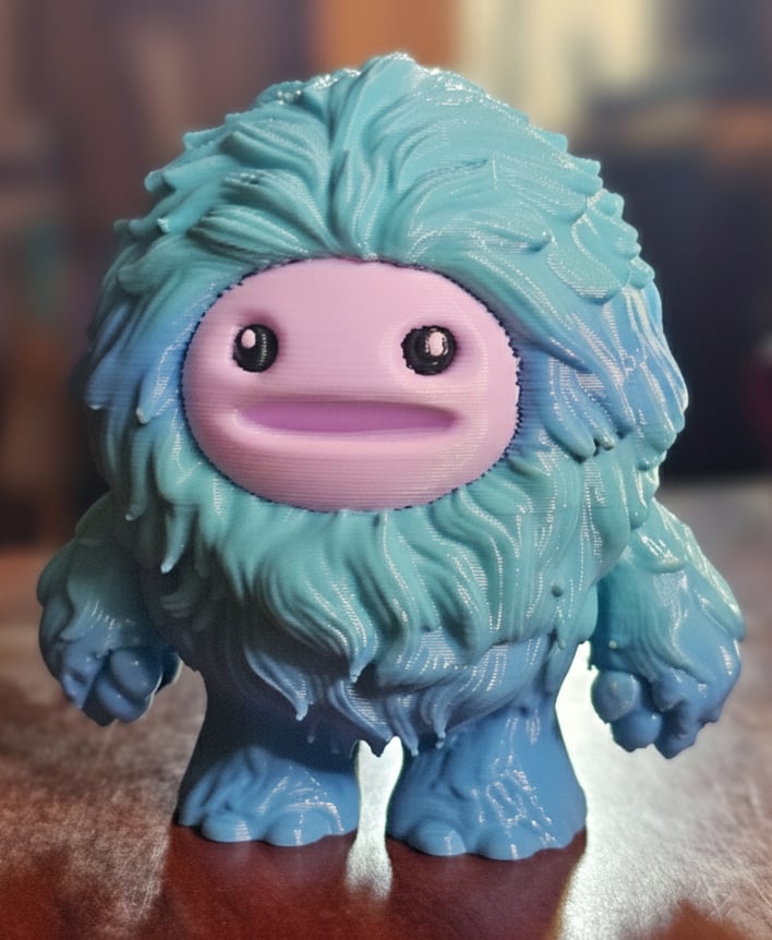 Cute Little Yeti 3d model