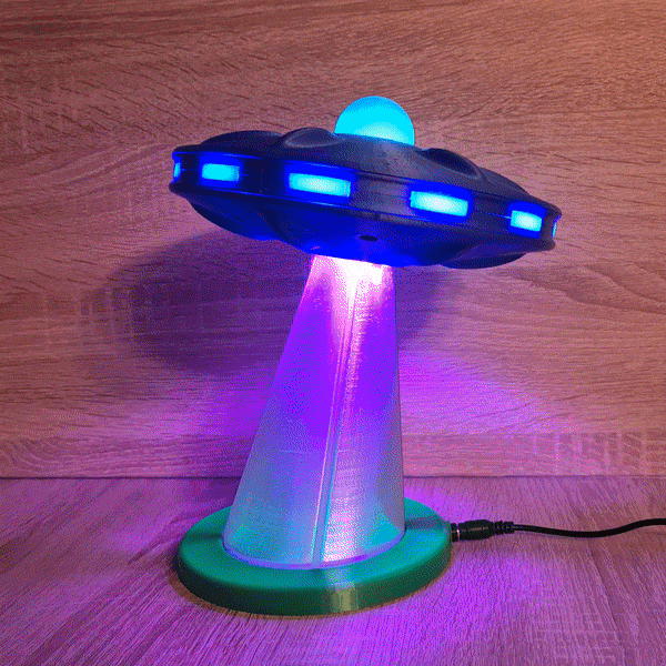UFO LED LAMP 3d model