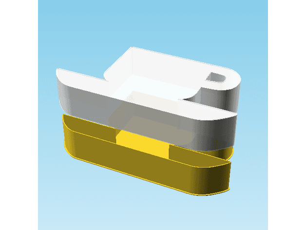 Cup of coffee, nestable box (v3) 3d model