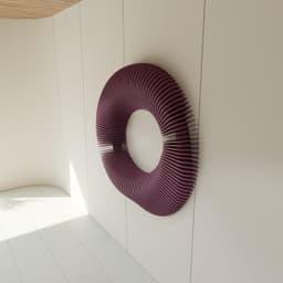 Tranquil Nimbus Wall Sculpture Model 3D Print Model 3d model
